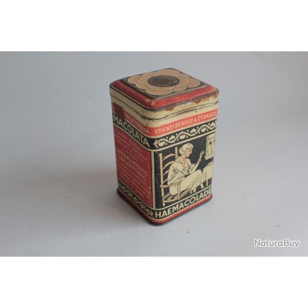 Bo�te chocolats t�le lithographi�e Cacao H�macolade