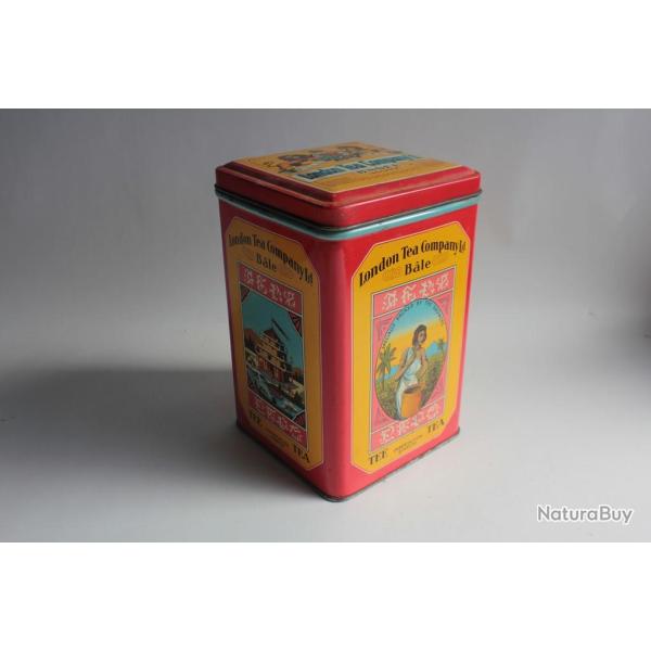 Bo�te � th� t�le lithographi�e London tea company b�le