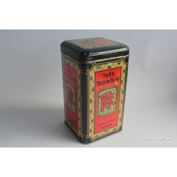 Bote  th tle lithographie ths tschin-ta-ni Genve