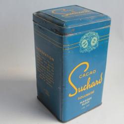 Boîte chocolats tôle lithographiée Cacao solubilisé Suchard