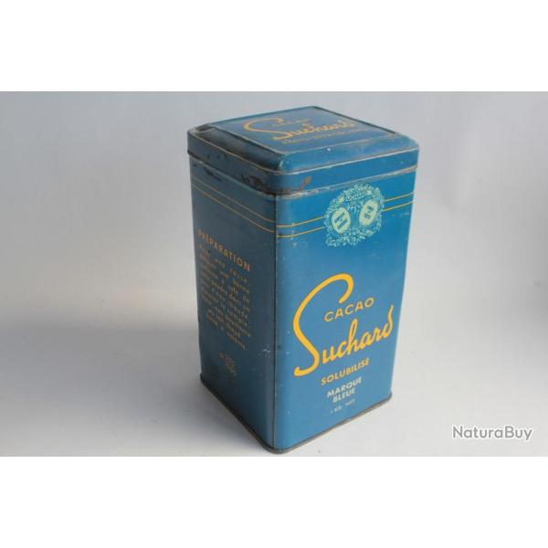 Bo�te chocolats t�le lithographi�e Cacao solubilis� Suchard