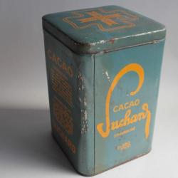 Boîte chocolats tôle lithographiée Cacao solubilisé Suchard