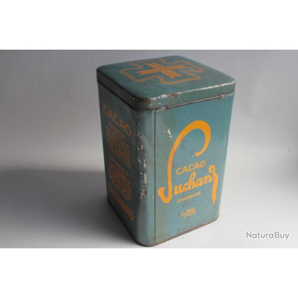 Bo�te chocolats t�le lithographi�e Cacao solubilis� Suchard