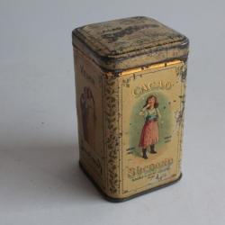 Boîte chocolats tôle lithographiée Cacao solubilisé Suchard