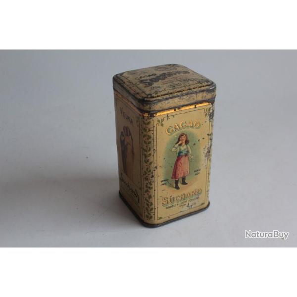 Bo�te chocolats t�le lithographi�e Cacao solubilis� Suchard