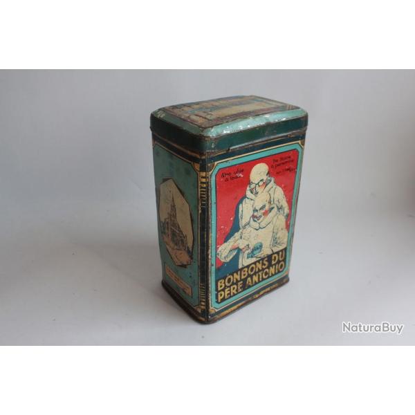 Bo�te p�tes t�le lithographi�e Bonbons du p�re Antonio