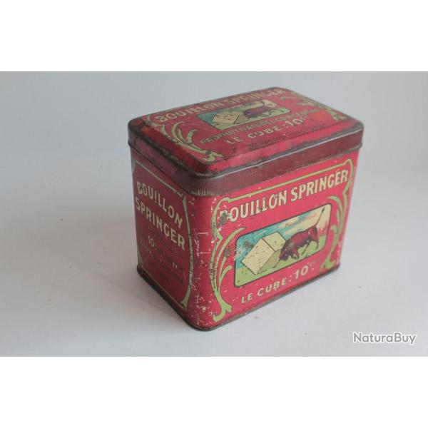 Bo�te t�le lithographi�e Bouillon Springer