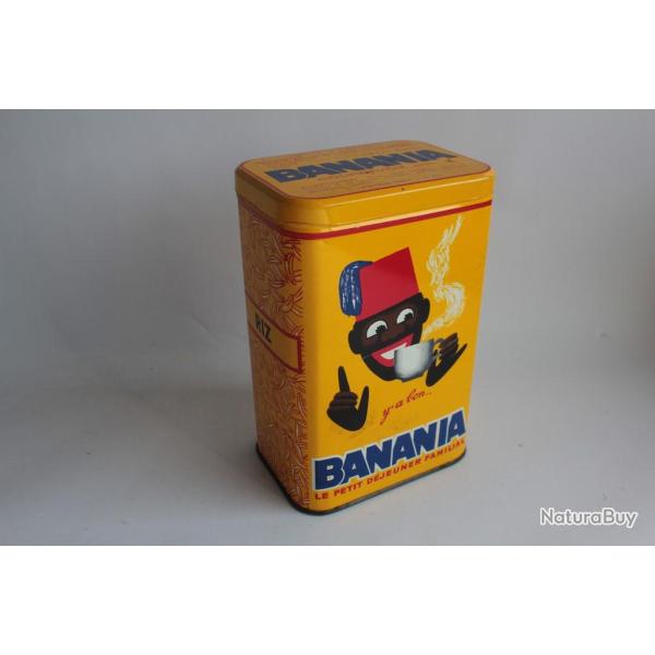 Boite chocolat cacao BANANIA t�le lithographi�e Riz