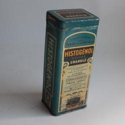 Boîte médicaments tôle lithographiée Histogénol naline Pharmacie