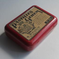 Boîte médicaments tôle lithographiée Pastilles Gehem G.Moulin Pharmacie