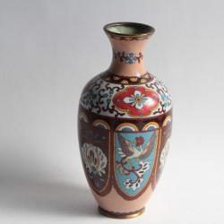 Vase émaux cloisonnés Japon