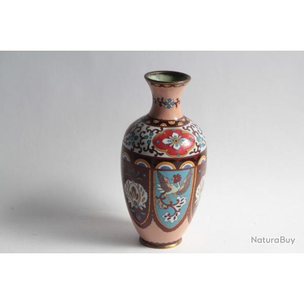 Vase �maux cloisonn�s Japon