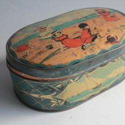 Boîte à café tôle lithographiée ET au planteur de caïffa