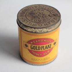 Boîte à Cigarettes tôle Tabac Goldflake Honey dew