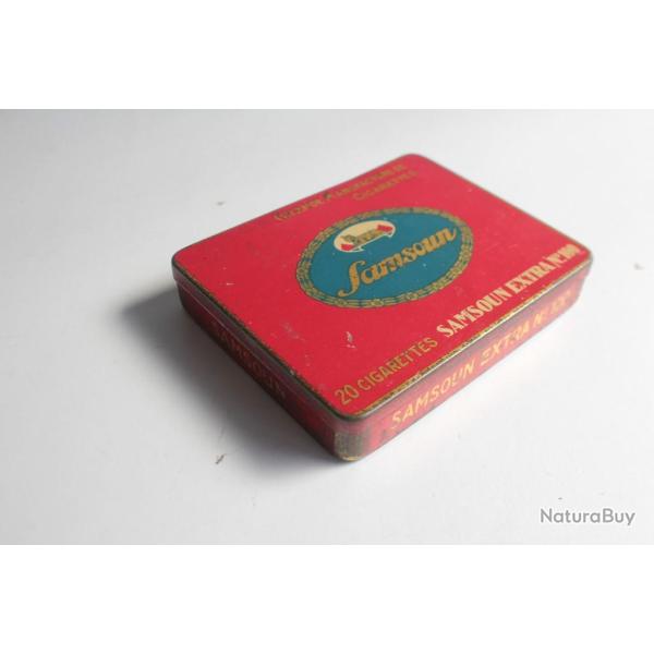 Bo�te � Cigarettes t�le lithographi�e Samsoun extra n�100