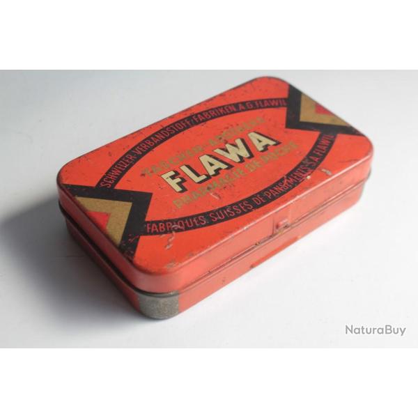 Bo�te m�dicaments t�le lithographi�e Flawa pharmacie de poche