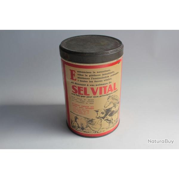 Bo�te t�le lithographi�e Sel Vital