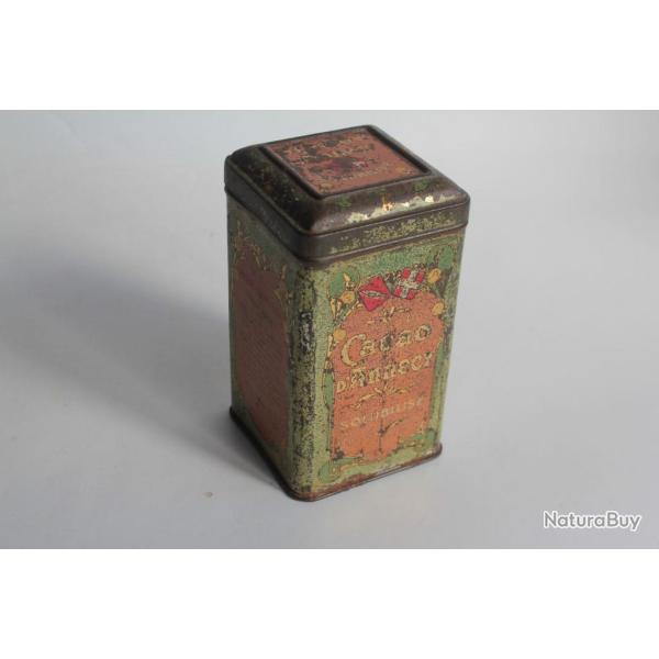 Bo�te chocolats t�le lithographi�e Cacao d'Annecy solubilis�