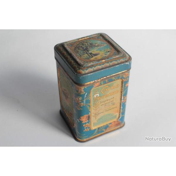 Bo�te t�le lithographi�e Chocolats cacao Payraud