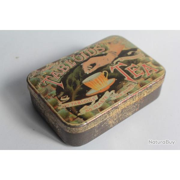 Bo�te th� t�le lithographi�e Tabloids tea