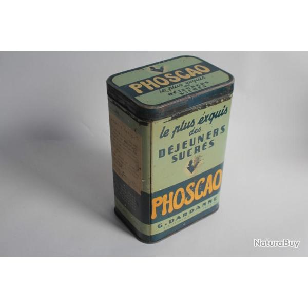 Bo�te t�le lithographi�e poudre chocolat Phoscao