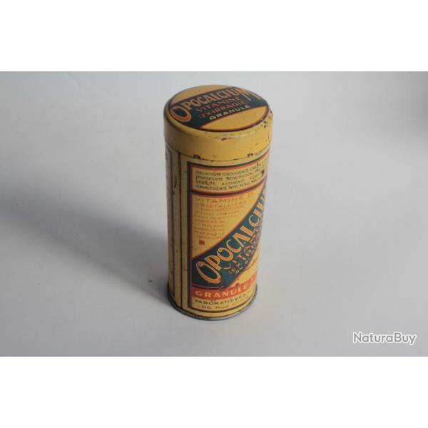 Bo�te m�dicaments t�le lithographi�e Opocalcium vitamin� Pharmacie