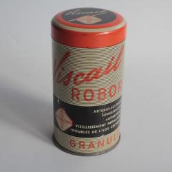 Boîte médicaments tôle lithographiée Viscail Robor Granulé Pharmacie
