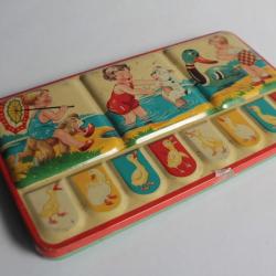Boîte palette peinture tôle lithographiée Canard Allemagne
