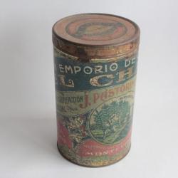 Boîte café tôle lithographiée Chana J.Pastorino & Cie