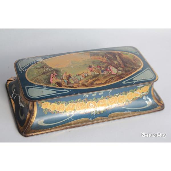 Bo�te t�le lithographi�e Art Nouveau