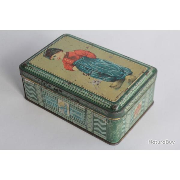 Bo�te t�le lithographi�e L'Americana Biscuits Delta M.A. Gatti Torino