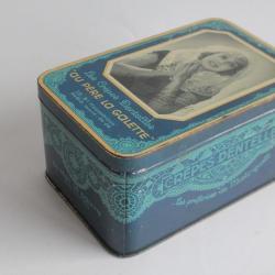 Boîte tôle lithographiée Crêpes dentelles Au père la galette