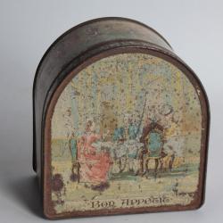 Boîte tôle lithographiée Chicorée La Magicienne Bon appétit