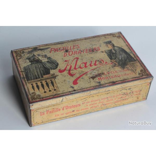 Bo�te t�le lithographi�e Pastilles d'Orateur Klaus