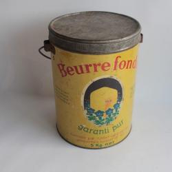 Boîte tôle lithographiée Beurre Fondu