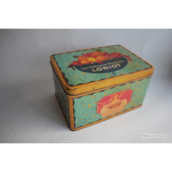 Bo�te t�le lithographi�e bonbons Loriot Strasbourg
