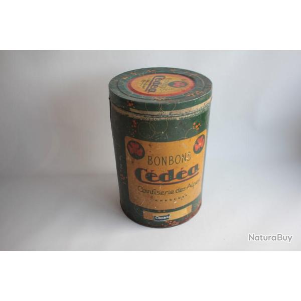 Bo�te t�le lithographi�e bonbons C�d�a Confiserie des Alpes Grenoble