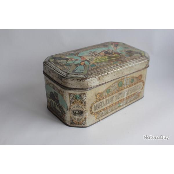 Bo�te t�le lithographi�e Bonbons fabrica IT caramelle SIc Borgosesia