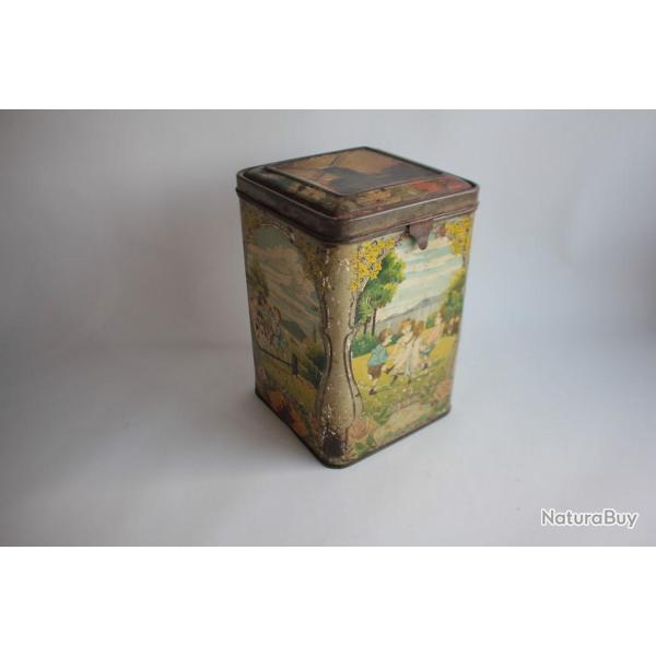 Bo�te t�le lithographi�e Bonbons confiserie moderne Etienne Huber