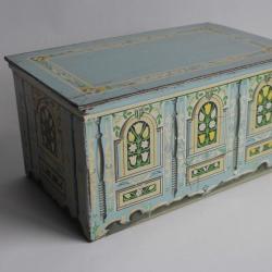 Boîte à biscuit tôle lithographiée biscuits & confiserie Kambly Emmental