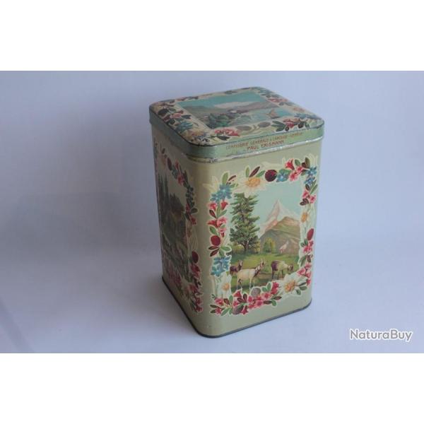 Bo�te t�le lithographi�e bonbon confiserie Paul Crismann