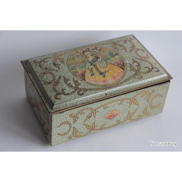 Bo�te Biscuits t�le lithographi�e Gray Dunn Femme