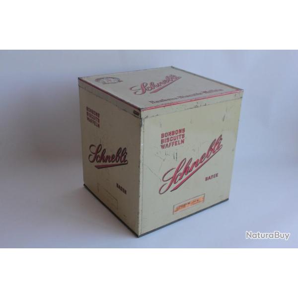Bo�te t�le lithographi�e bonbons biscuits Waffeln Schnebli Suisse