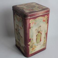 Boîte tôle lithographiée Biscuits Navonne & Co Genève