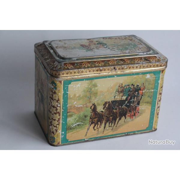 Bo�te t�le lithographi�e Chevaux J&J Colman Mustard