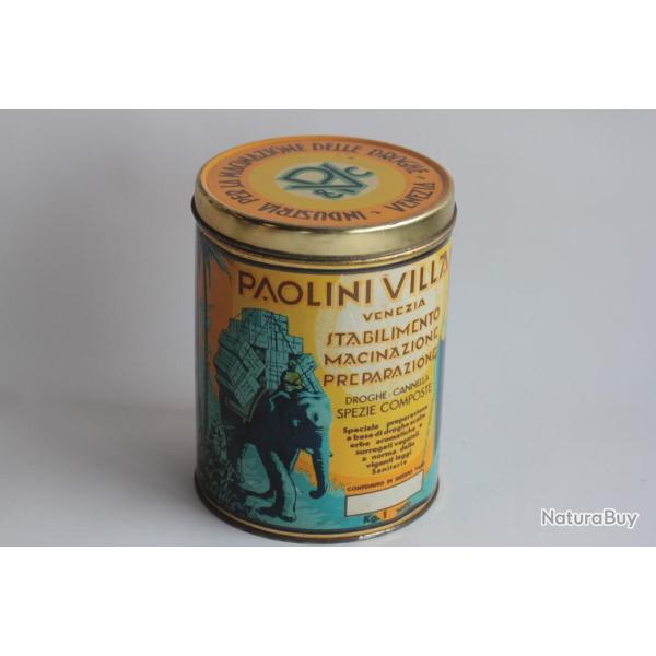 Bo�te t�le lithographi�e �pices Paolini villani e C Venezia Italie