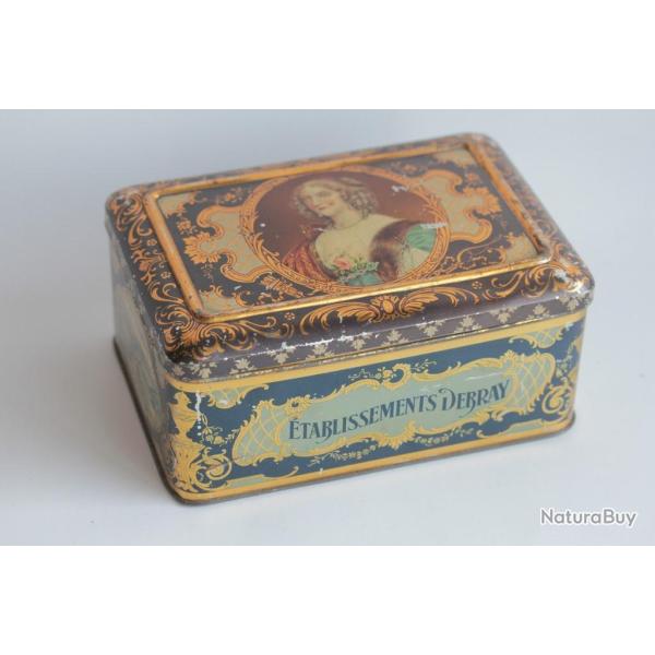 Bo�te t�le lithographi�e Biscuits Debray
