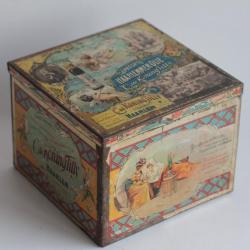 Boîte tôle lithographiée Médicaments Oprechte Haarlemmer KoningTilly