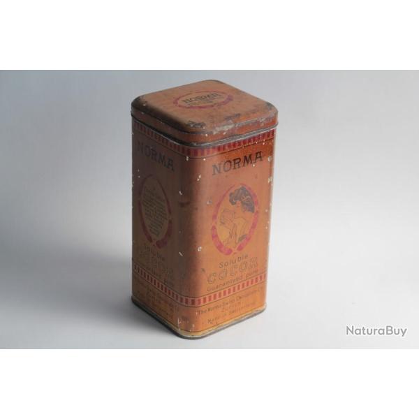 Bo�te chocolat cacao Norma t�le lithographi�e