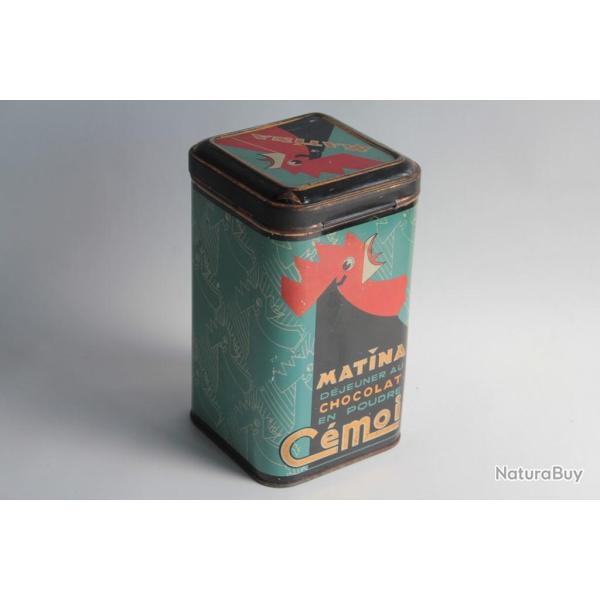 Bo�te Chocolat t�le lithographi�e C�moi Matina Coq